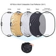 thumbnail image 3 of Andoer 90*60cm Portable Handheld Oval Collapsible 5in1 Multi Reflector with Gold//WhiteBlackTranslucent Colors for Photo Studio Photography, 3 of 7