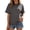 Black, variant on Womens Oversized Striped T Shirts Short Sleeve Fashion 2026 Casual Crewneck Summer Y2K Clothes (Pink, S)