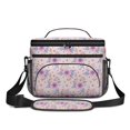 thumbnail image 2 of Lunch Box Pioneer Flower Floral Print Pattern Insulated Lunch Bag for Women Men,Medium Leakproof Lunchbox Cooler Bag Adjustable Strap,10 X 6.7 X 8 Inches, 2 of 6