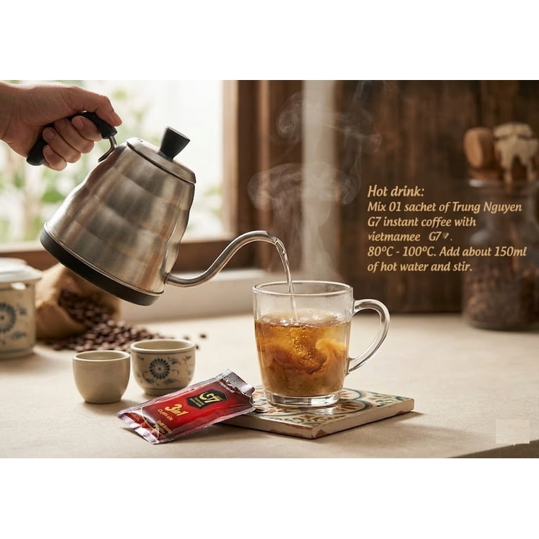 Trung Nguyen G7 3-in-1 Instant Vietnamese Coffee, 50 Servings