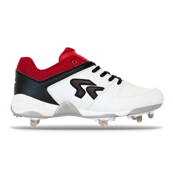 Ringor Flite Women's Softball Spikes White | Red | Black Size 11.5