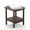 Brown, variant on TORVA Patio Adirondack Side Table, Outdoor End Tables All-Weather Resistant HDPE Humidity-Proof Long Time Use for Deck, Lawn,Garden, Porch, Backyard End Table Brown