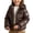 Coffee, variant on BXJX Girls Puffer Jackets Size 7-8 T, Outdoor Hooded Full Zip Long Sleeve Winter Warm Outerwear with Pockets White