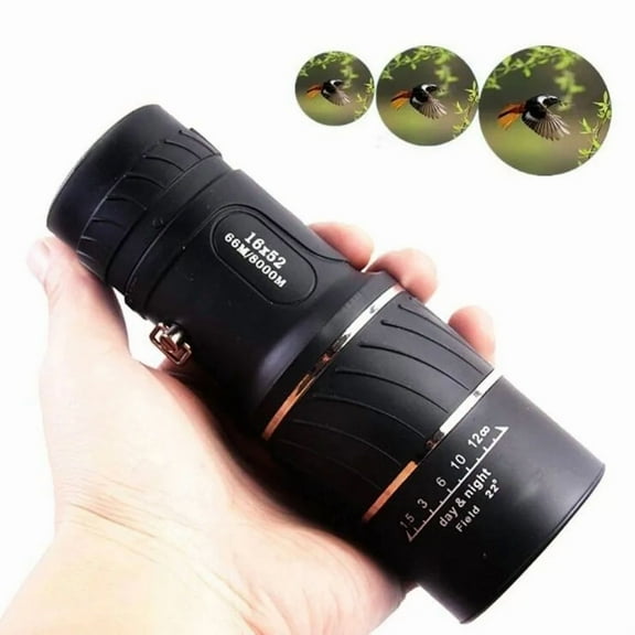 16X52 All-Optical Monocular High Power Night Vision Nitrogen Telescope for Hunting Optic Lens Best Outdoor Spotting Scope