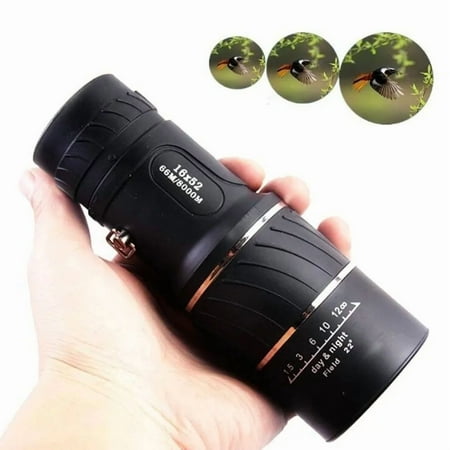16X52 All-Optical Monocular High Power Night Vision Nitrogen Telescope for Hunting Optic Lens Best Outdoor Spotting Scope