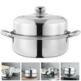 thumbnail image 4 of Vaporera de alimentos multifuncional Herramienta de cocina al vapor Olla de vapor multiusos de acero inoxidable, 4 of 6