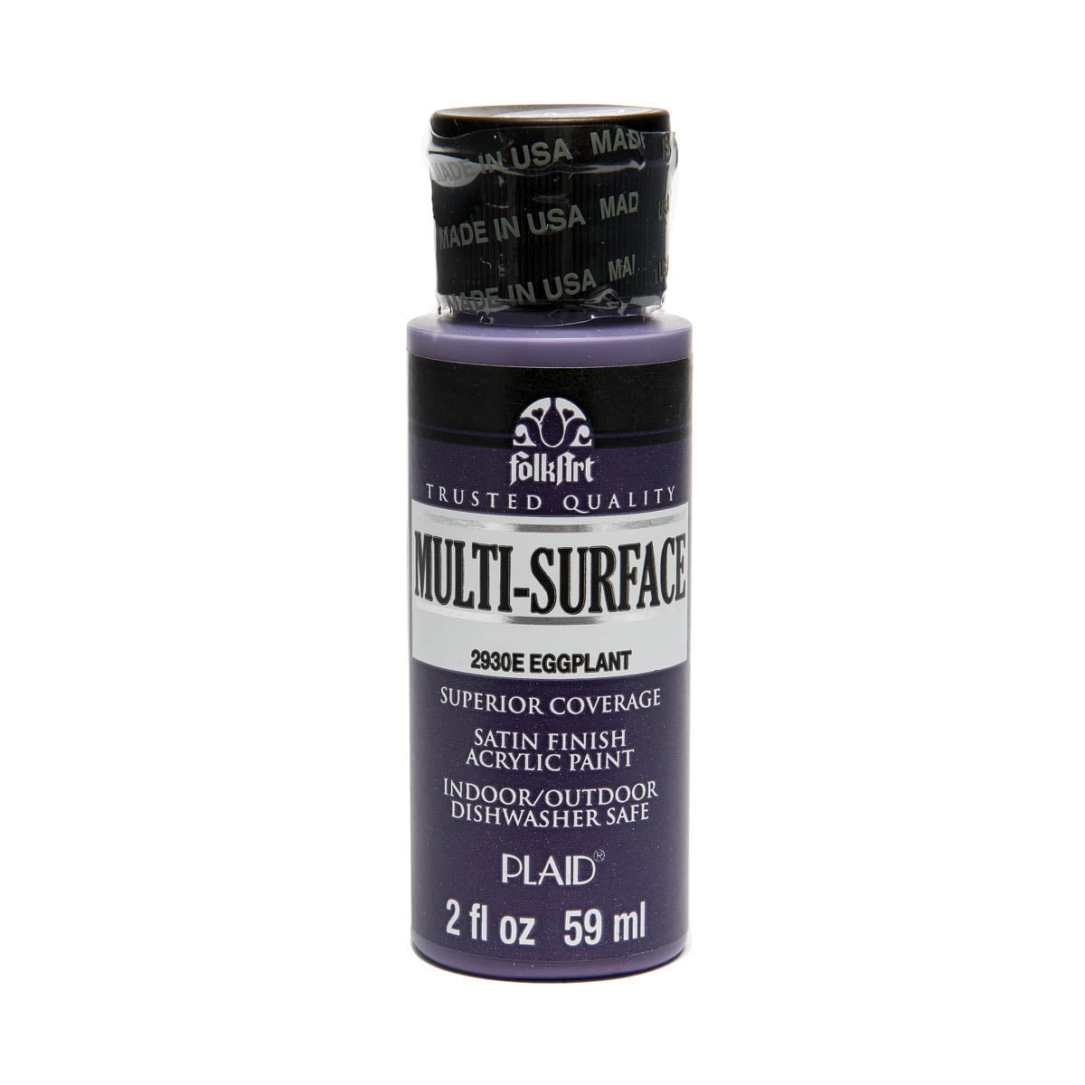 Folkart Multi Surface Satin Eggplant Acrylic Paint 2 Fl Oz Folkart Multi Surface Satin Eggplant Acrylic Paint 2 Fl Oz Com