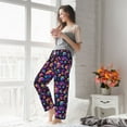 thumbnail image 6 of Picia Skull rainbow star mushroom Womens Soft Woven Cotton Elastic Waistband Sleep Pajama Pant Lounge Sleep Pant With Pockets And Drawstring-Small, 6 of 9