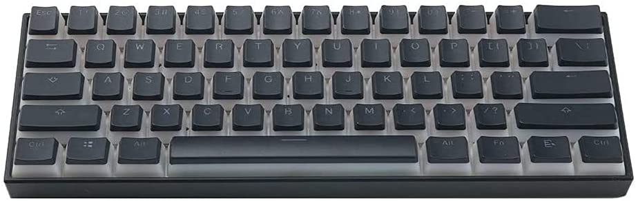 PBT Pudding Keycaps, Double Shot O M 