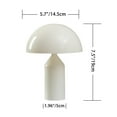 thumbnail image 3 of Touch-Sensitive Mushroom Night Light - Color Changing LED Table Lamp for Bedroom, Kids Room, Desk Decor (7.5 Inch, Battery Powered) multicolor, 3 of 9
