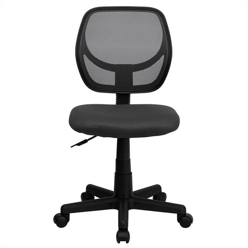 Flash Furniture Mid Back Gray Mesh Task And Computer Office Chair