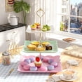thumbnail image 5 of Kugisaki 3-Tier Cupcake Stand Tower Serving Tray Food Grade Dessert Display Stand for Tea Party & Home Decor, 5 of 6