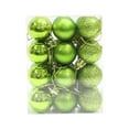 thumbnail image 2 of 24 Uds bolas de Navidad adornos, decoraciones colgantes para árboles de Navidad, adornos navideños inastillables, para guirnalda de corona para Macarena  Bolas colgantes de árbol, 2 of 8