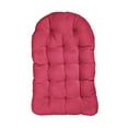 thumbnail image 4 of Sunbrella Sorra Home  Egg Chair Cushion (Cushion Only) 27 x 44 x 4 inches - Canvas Hot Pink, 4 of 5