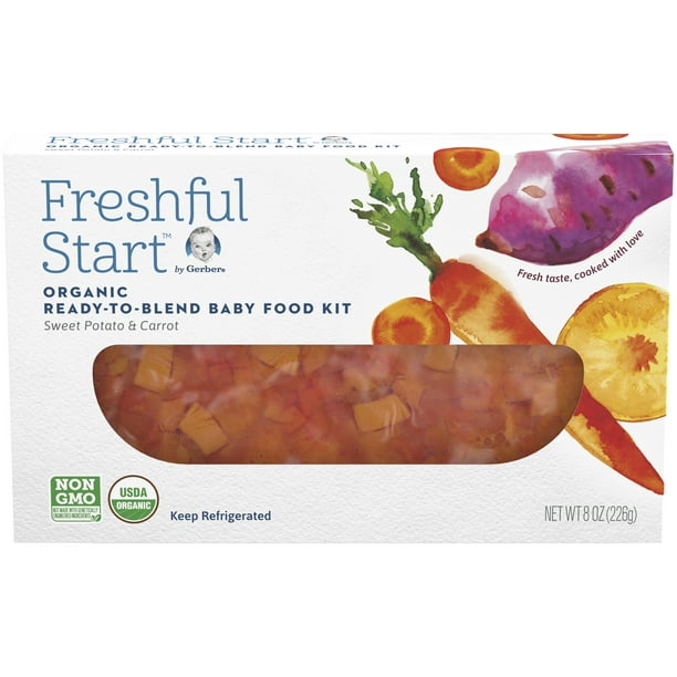 Gerber Freshful Start Sweet Potato & Carrot Organic ReadytoBlend Baby