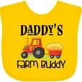 thumbnail image 3 of Inktastic Daddy Farm Buddy Cute Tractor Boys or Girls Baby Bib, 3 of 4