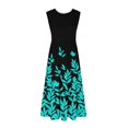 thumbnail image 4 of SDNall Womens Round Neck Sleeveless Printed Dress, 4 of 9