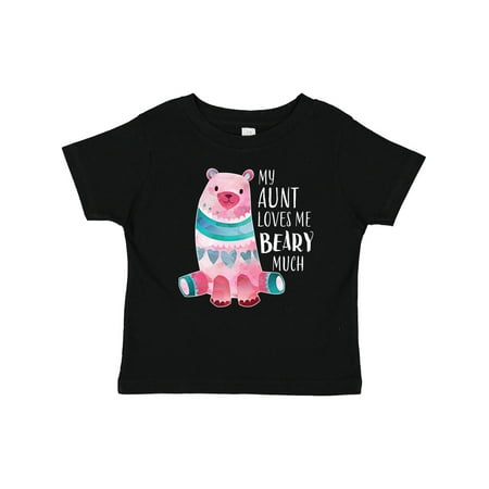 

Inktastic My Aunt Loves Me Beary Much with Cute Bear Gift Baby Boy or Baby Girl T-Shirt