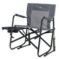 thumbnail image 3 of GCI Outdoor Freestyle Rocker with Side Table Foldable Rocking Camp Chair, Heathered Pewter, 3 of 10