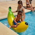 thumbnail image 3 of Zone Tech Inflatable Banana Float, Huge  Banana Pool Float for Adults & Kids perfect for Swimming Pool Party, Summer Beach Party Decorations, 3 of 11