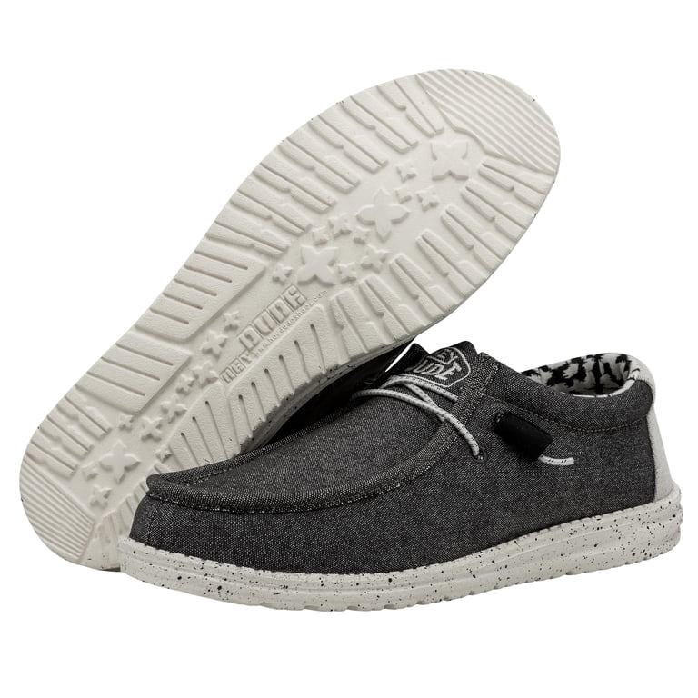 Hey Dude Wally Stretch Shoes Mens 10 Opal Black Slip On Hey Dude® Men main image 2