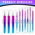 thumbnail image 3 of 10 Pcs Blackhead Extractor Kit Stainless Pimple Tool Milia Zit Remover For Gradient Blackhead Remover Kit 10Pcs Blackhead Remover Extractor Removal Kit For,Purple Beauty Equipment, 3 of 8