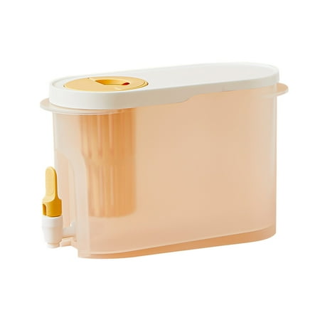 

NIUREDLTD 3.9L Cold Kettle With Faucet Household Large Capacity Fruit Ice Kettle Cold Bucket