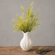 thumbnail image 5 of MTBLYS Jarrón de cerámica estriado|Centro de mesa moderno para la sala de estar | Jarrón de cerámica de 21 cm de alto con follaje artificial | Jarrón decorativo para mesa de centro|mesa de comedor, 5 of 7