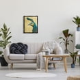 thumbnail image 3 of Stupell Industries Peacock Looking Left Animals & Insects Painting Black Floater Framed Canvas Art Print Wall Art, 17 x 21, 3 of 10