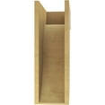 thumbnail image 4 of 8"W x 16"D x 24"H Classic Del Monte Rough Cedar Woodgrain TimberThane Corbel, Primed Tan, 4 of 6