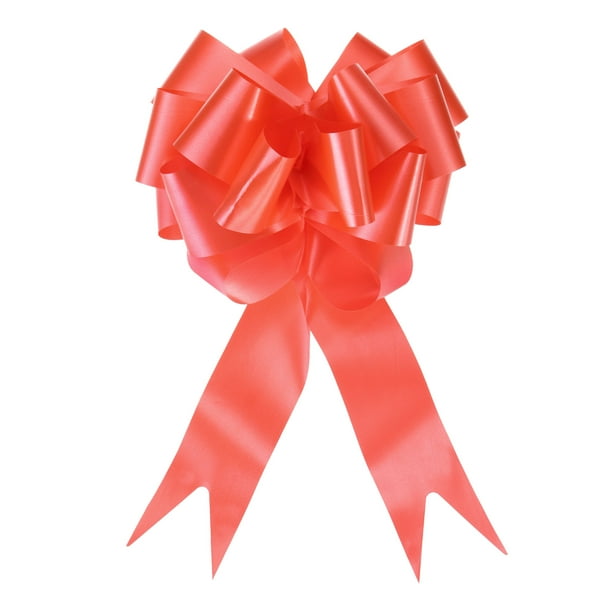 Uxcell 20Pcs 6" x 9" Lazos grandes para envolver regalos, cinta roja para la Navidad