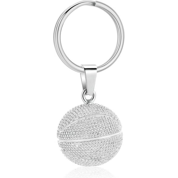 Basketball Urn Keychain for Ashes Cremation Jewelry Funeral Memorial Keepsake Jewelry for Loved Ones with Fill Tool