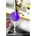 thumbnail image 2 of Bright Box Nylon Cleaning Brush, 1ct – Very Peri Purple Bristles, Antimicrobial & Scratch-Free, 2 of 4
