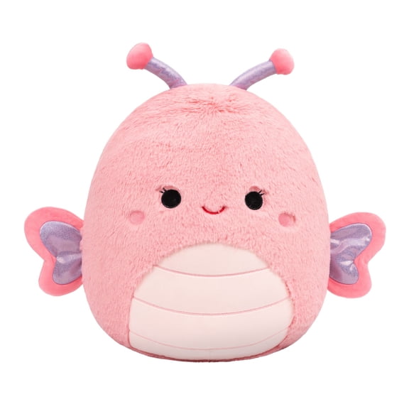 Squishmallows FuzzAMallow Official 12 inch Maribel the Pink Butterfly With White Belly - Child's Ultra Soft Plush Toy