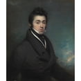 thumbnail image 2 of George Chinnery 15x17 Black Ornate Wood Framed Double Matted Museum Art Print Titled - An Unknown Man (ca. 1835), 2 of 5