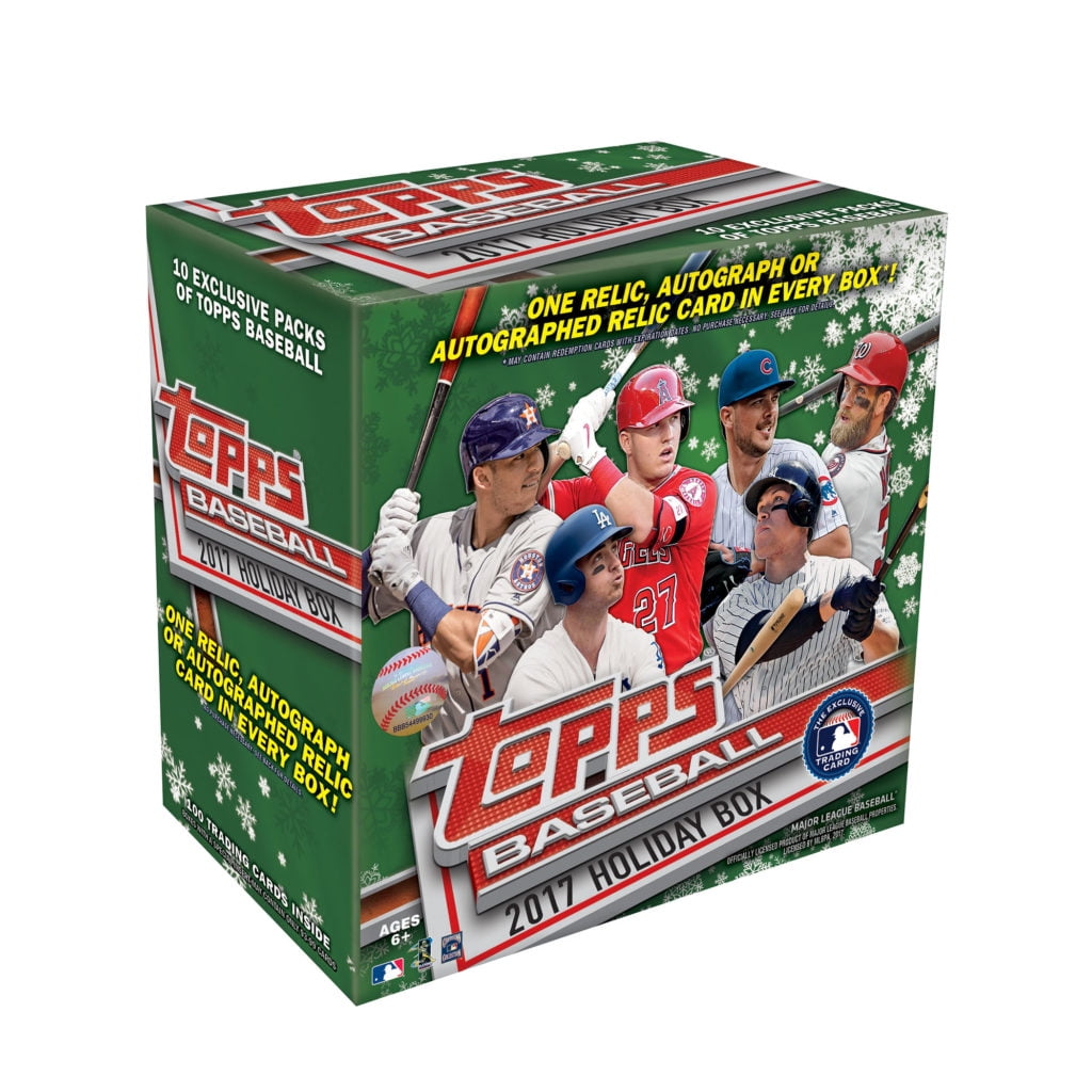 2017 Topps Holiday MLB Baseball Exclusive Mega Box Trading Cards