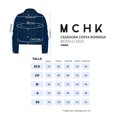 thumbnail image 5 of Cazadora corta de mezclilla MCHK 6025. Interior de borrego. Color azul. Para mujer, 5 of 5