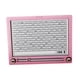 thumbnail image 1 of Hucha de madera, caja de dinero, caja de almacenamiento con contador de objetivos de ahorro de dinero rosa 1000 euros, 1 of 9
