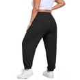 thumbnail image 2 of Gleelist Women's Plus Size Tapered Lounge Pants Adjustable Drawstring Soft Casual Comfy Pants Elastic Cuff Ankle With Pockets (XL-5XL）, 2 of 5