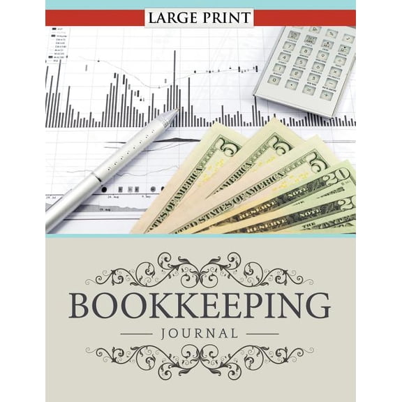 Bookkeeping Journal Large Print (Paperback)(Large Print)