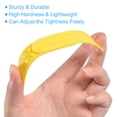 thumbnail image 3 of Unique Bargains 10 Paires de Couvre-Bracelets Snapback, Double Rangée 14 Trous Plastique Réglable Boucle de Remplacement (Jaune), 3 of 7