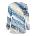 thumbnail image 5 of Chandails à Capuchon Mode pour Femmes 2023 Hauts Automne Manches Longues Chandail Ample Chemise Chic Décontractée Chandails à Col Rond pour Dames Rabais de 50 % Liquidation Costumes d'Halloween/Noël, 5 of 5