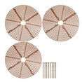 thumbnail image 2 of Rewenti Plant Pot Cover Plastic Pot Cover for Baby Safe Plant Pot Protector Flower Pot Protection Cover and Protective Net Cover-3pcs, 2 of 8