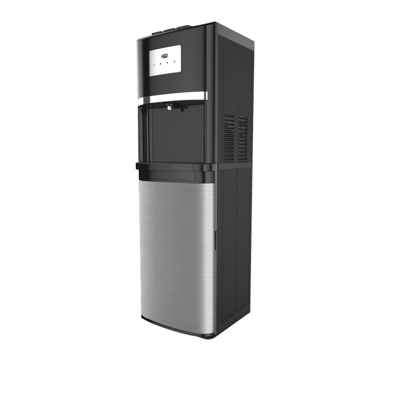 H2O-72T Bottom Load Water Dispenser in Black, Providing 40-48° F