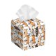 thumbnail image 1 of Fotbe Shiba Inu Dog Porta Pañuelos Decorativo de Cuero, Caja Cuadrada Moderna para Pañuelos Faciales, Organizador y Dispensador 5x5x5'', 1 of 7