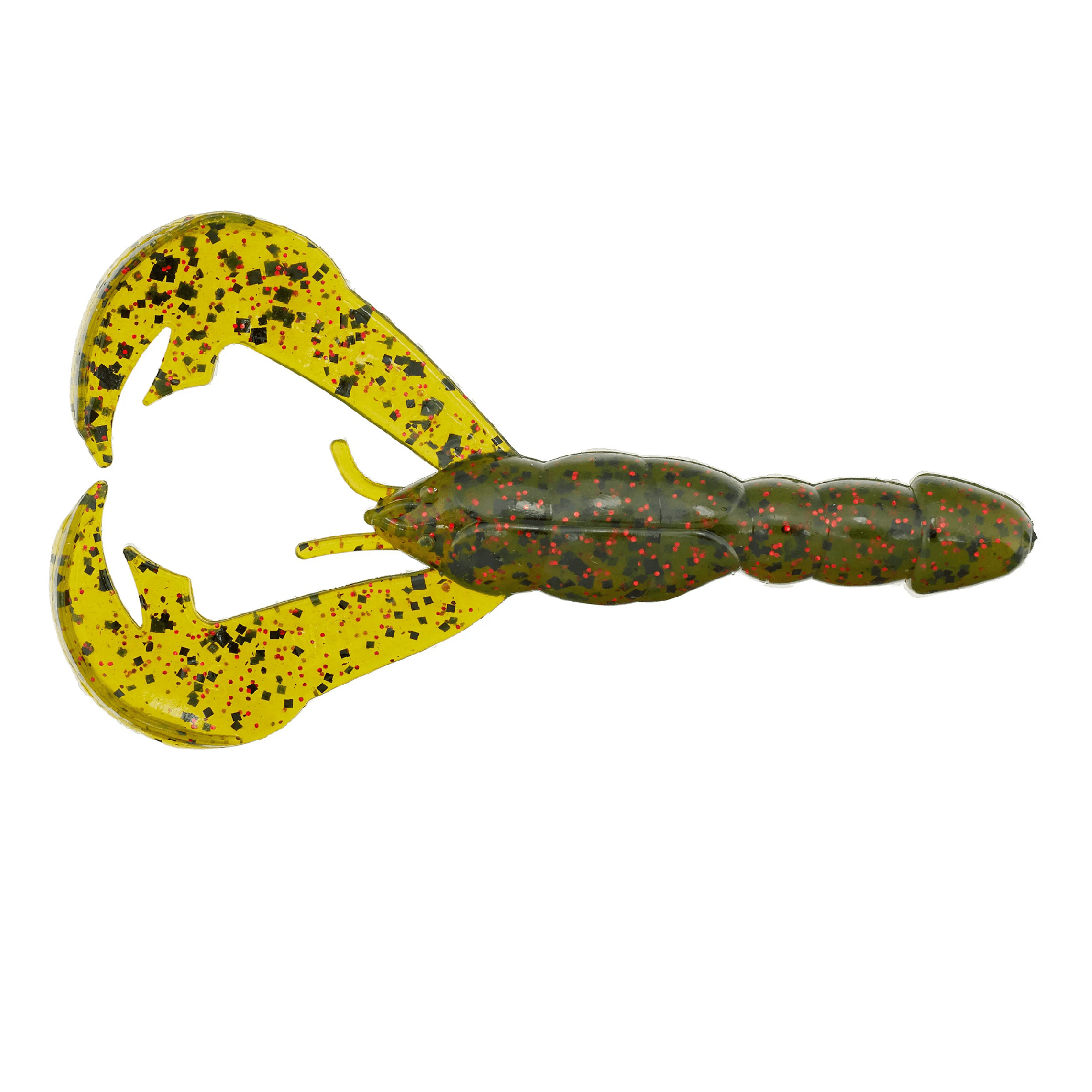 Strike King Rattlin' Rage Craw 4" Plastic Crawfish Fishing Lure Watermelon Red Flake