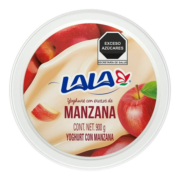 Yoghurt batido Lala cremos con manzana natural y proteínas 900 g