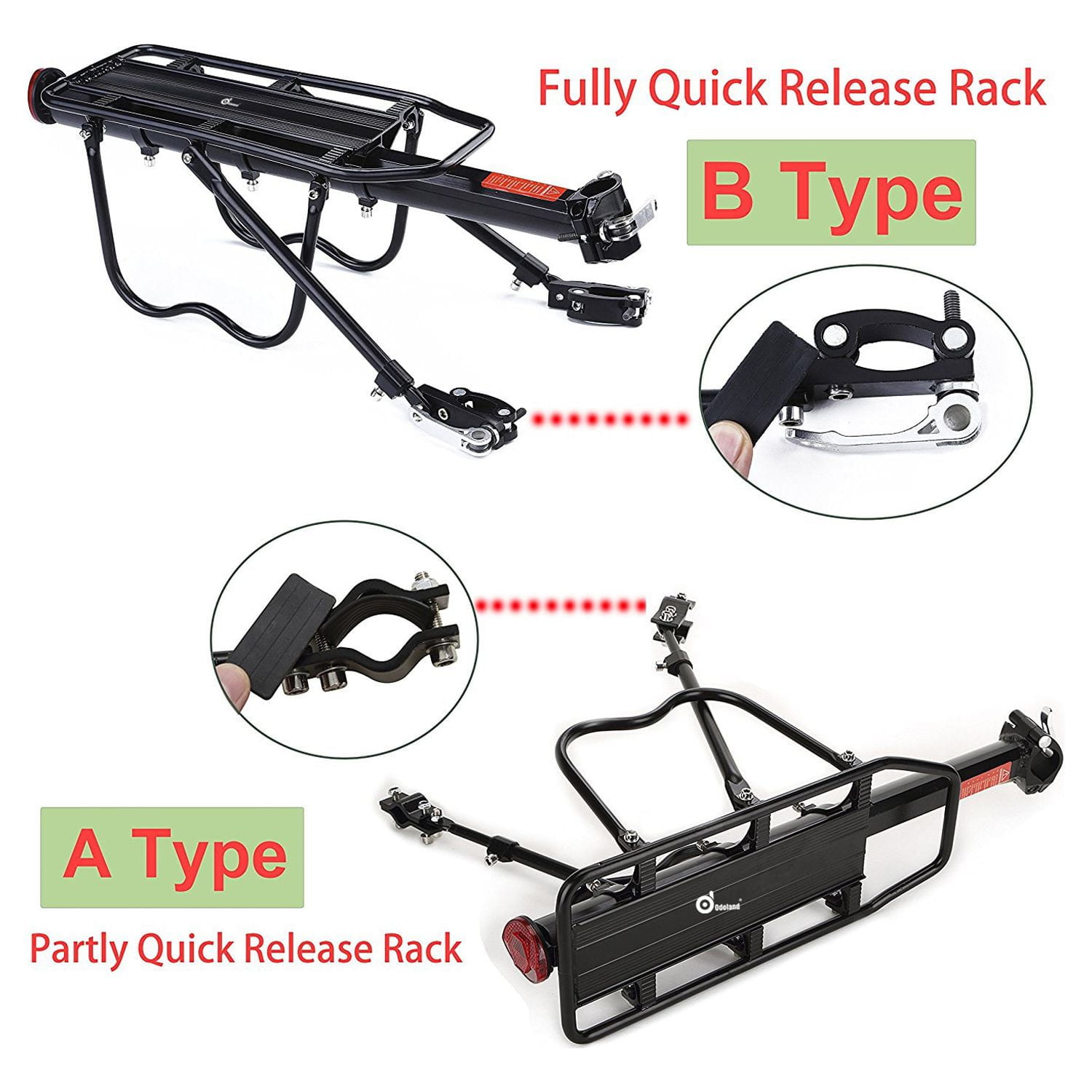 Adjustable Rear Bike Rack 110 lbs. Capacity Vietnam Ubuy