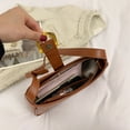 thumbnail image 2 of Bolso Hombro para Mujer PU Axilas Viajes Al Aire Libre (café), 2 of 6