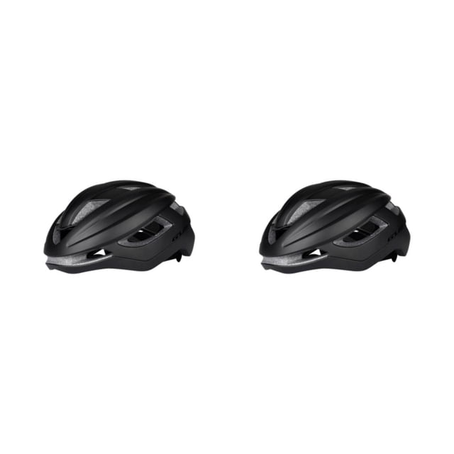 Advancent Casco de seguridad Casco de bicicleta Equipo de protección Ajuste de alta resolución Protector de cabeza Dureza giratoria Cascos de Negro mate 2Conjunto